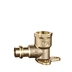 Elbow with 3 holes  wall plate Pressx  Female thread